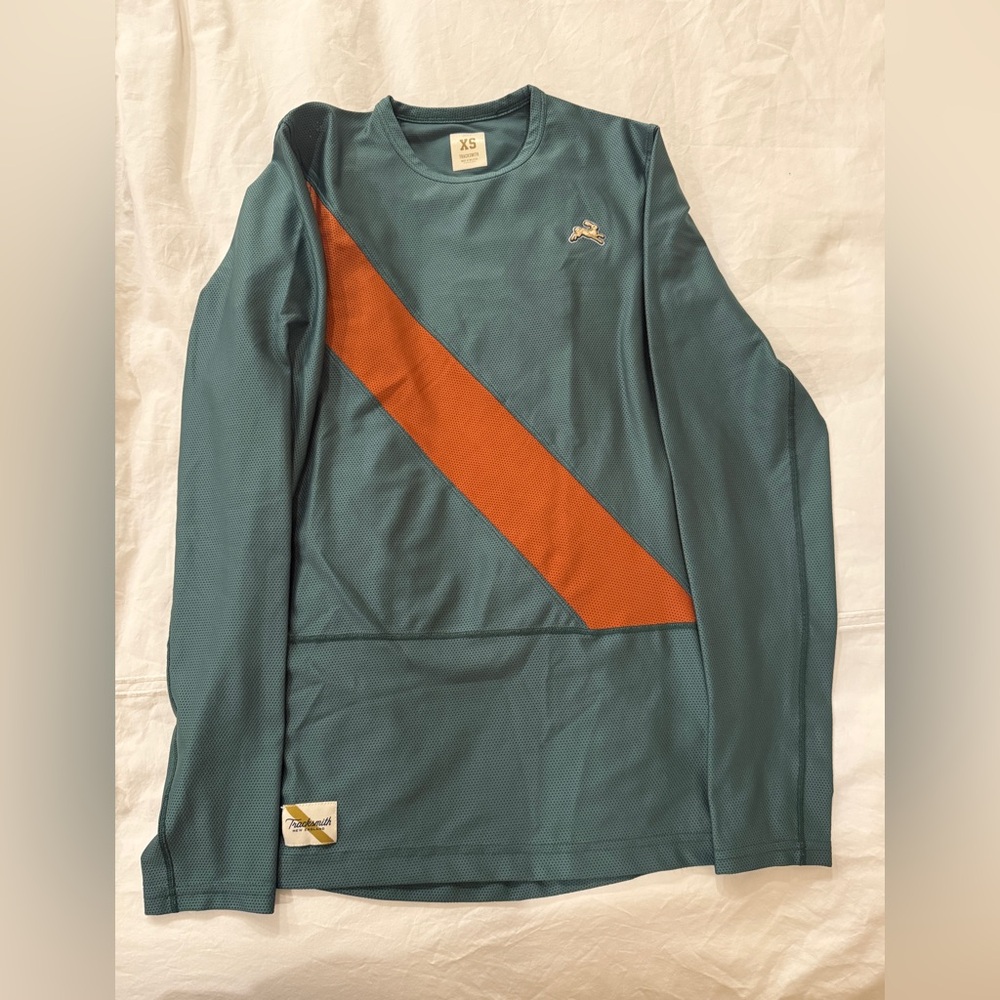 Tracksmith Van Cortlandt Long Sleeve - Green XS Men